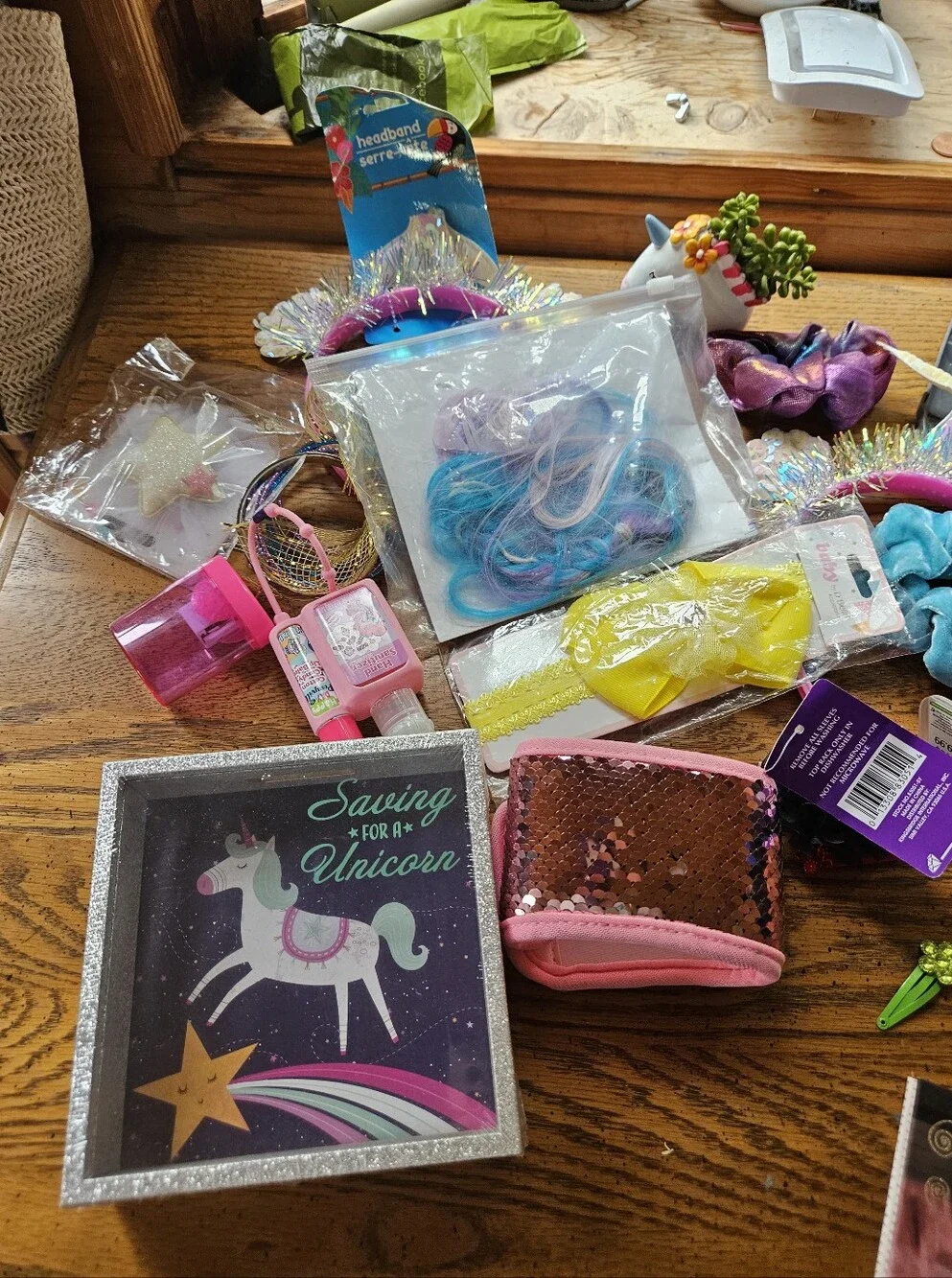 Unicorn Lot- Hair Accessories And Little Girl Stuff-